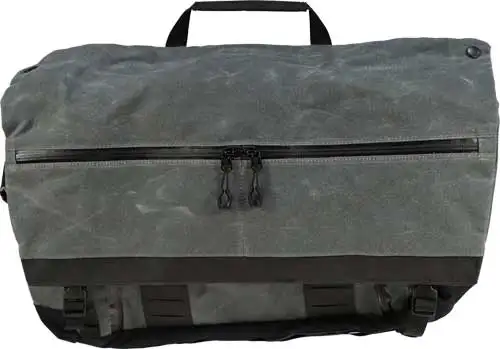 GREY GHOST GEAR WANDERER BAG 2.0 WAXED CANVAS CHARCOAL - Grey ghost gear