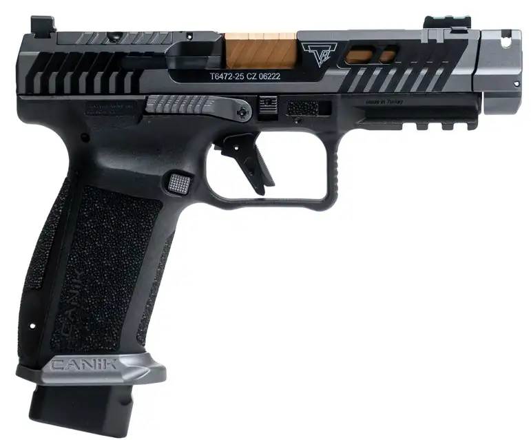 Canik TTI Combat Smoke 9mm 4.6in 18rd Semi-Auto Pistol w/MeCanik M03 Optic - CIA - 9mm