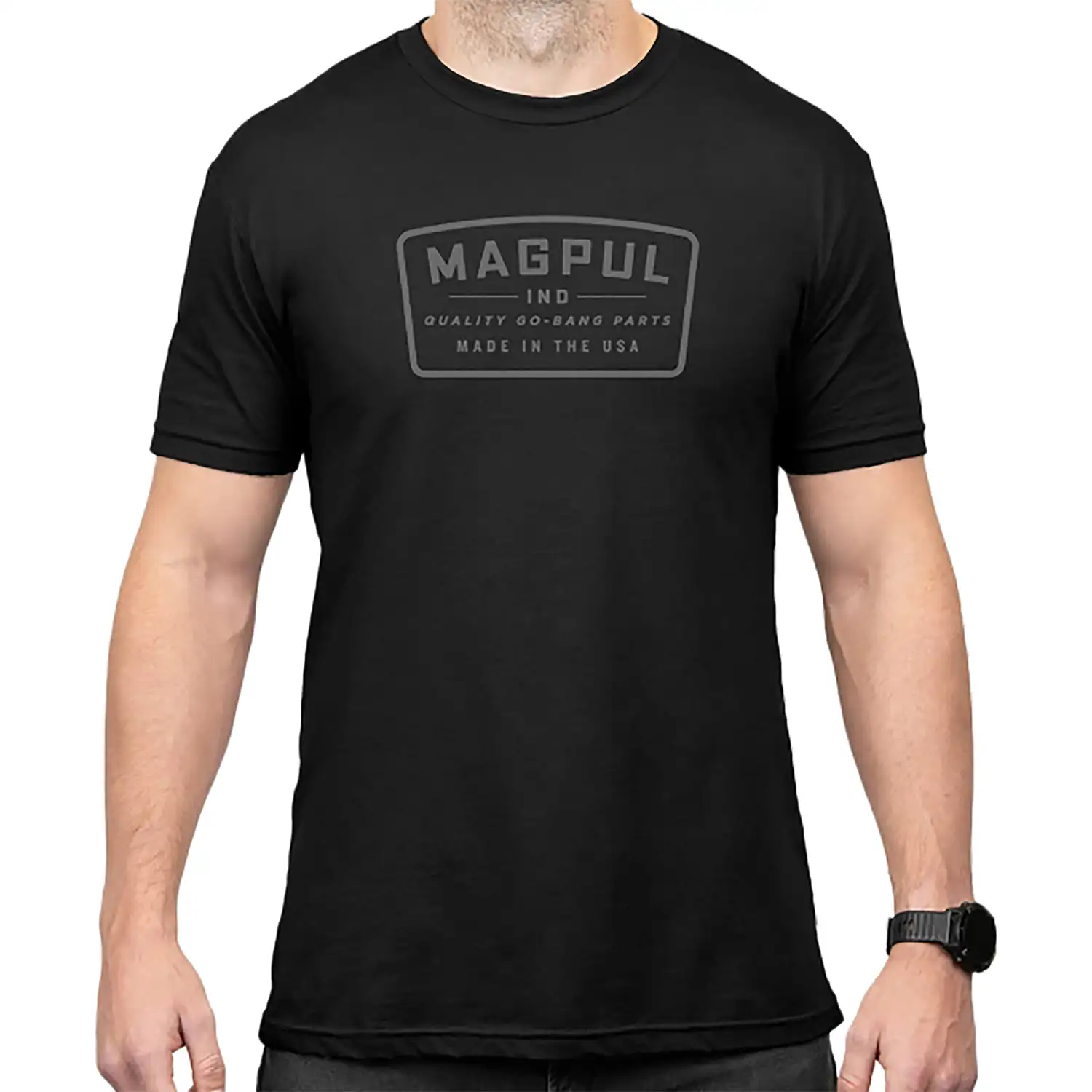 Magpul MAG1526-001-S Go Bang Parts  Black Cotton/Polyester Short Sleeve Small - Magpul Industries
