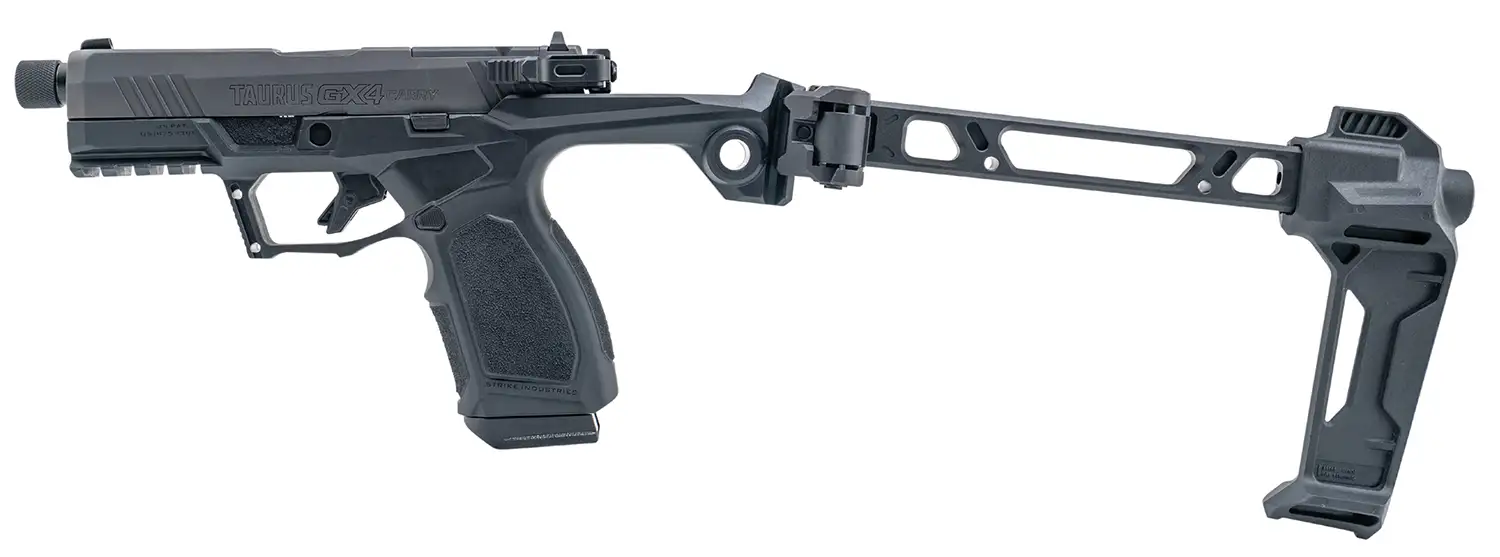 Taurus GX4 Strike Bravo Handgun 9mm Luge 10rd Magazines(2) 3.7 Threaded Barrel TORO SI Frame w/Brace