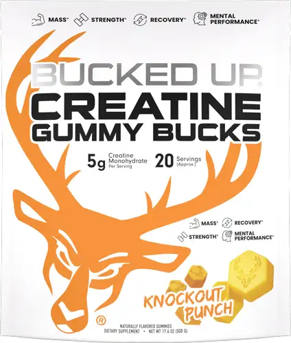 Bucked Up Creatine Gummies Knockout Punch - Bucked Up