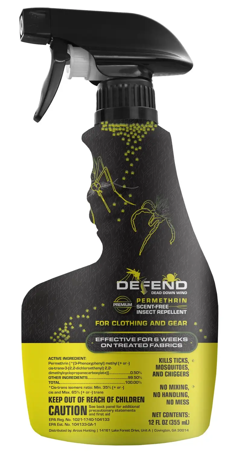 DEFEND 70015 PERMETHRIN CLOTHING SPRAY 12OZ - Dead Down Wind