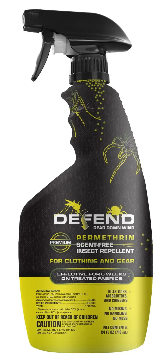 DEFEND 70009 PERMETHRIN CLOTHING SPRAY 24OZ - Dead Down Wind