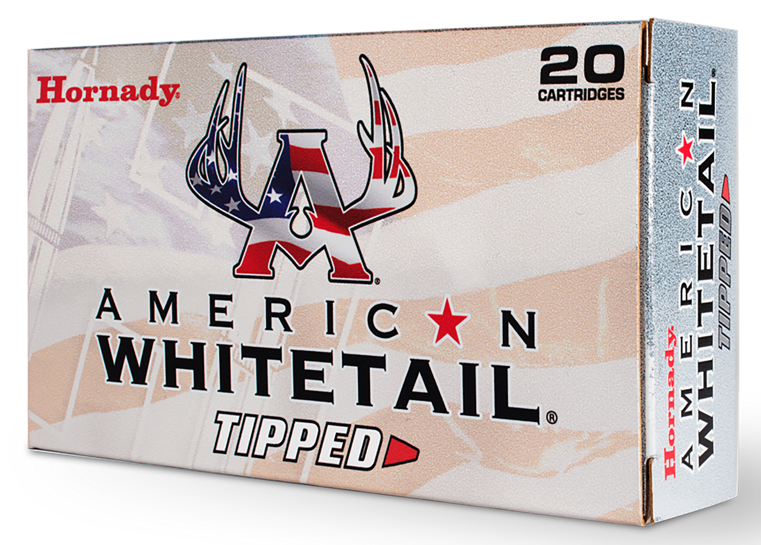 Hornady 81624 American Whitetail 6.5PRC 129gr 20 Per Box/10 Case - Hornady - 6.5 PRC