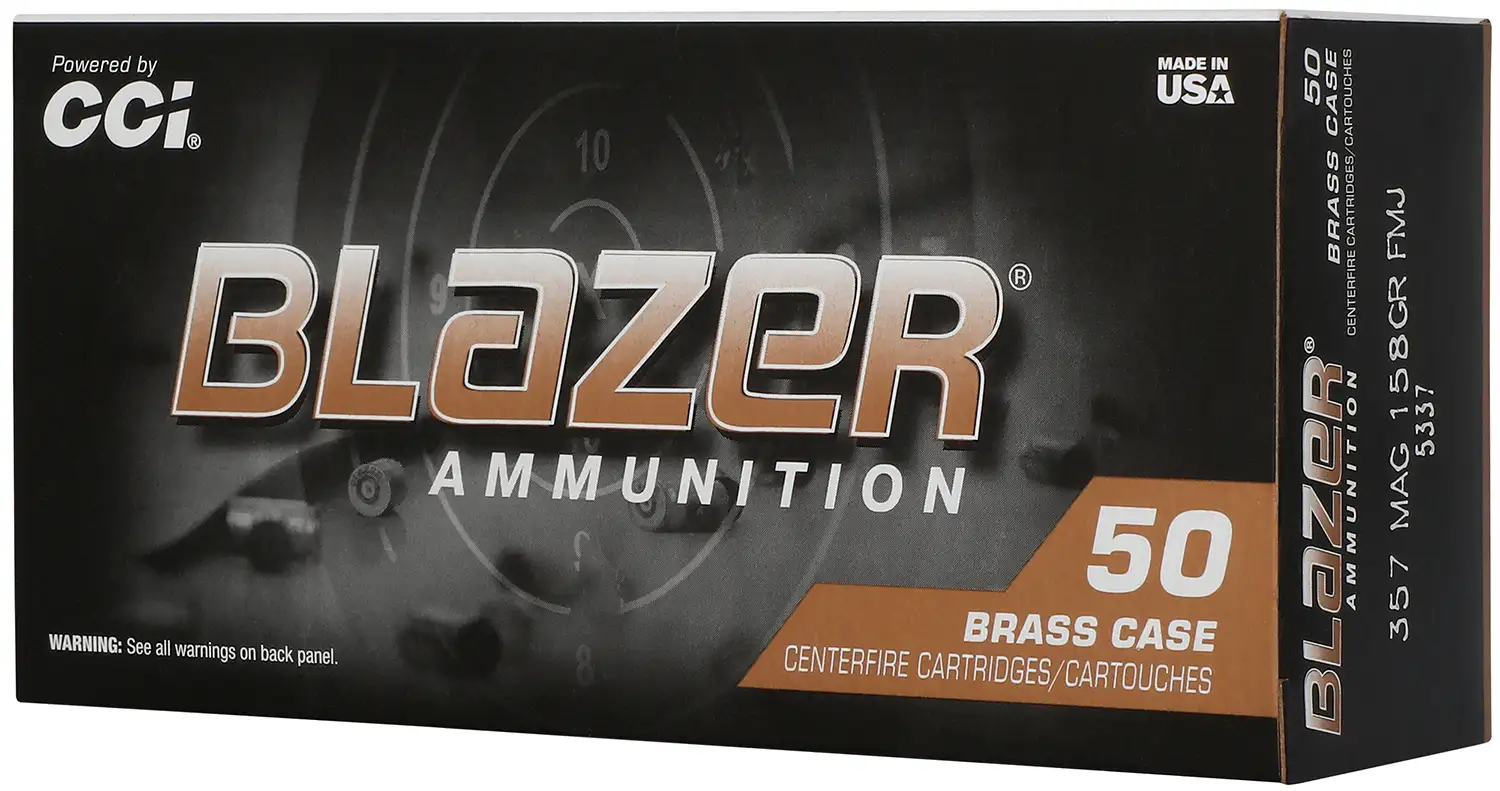 CCI 5337  BLAZER BRASS     357  158 FMJ     50/20 - Cci