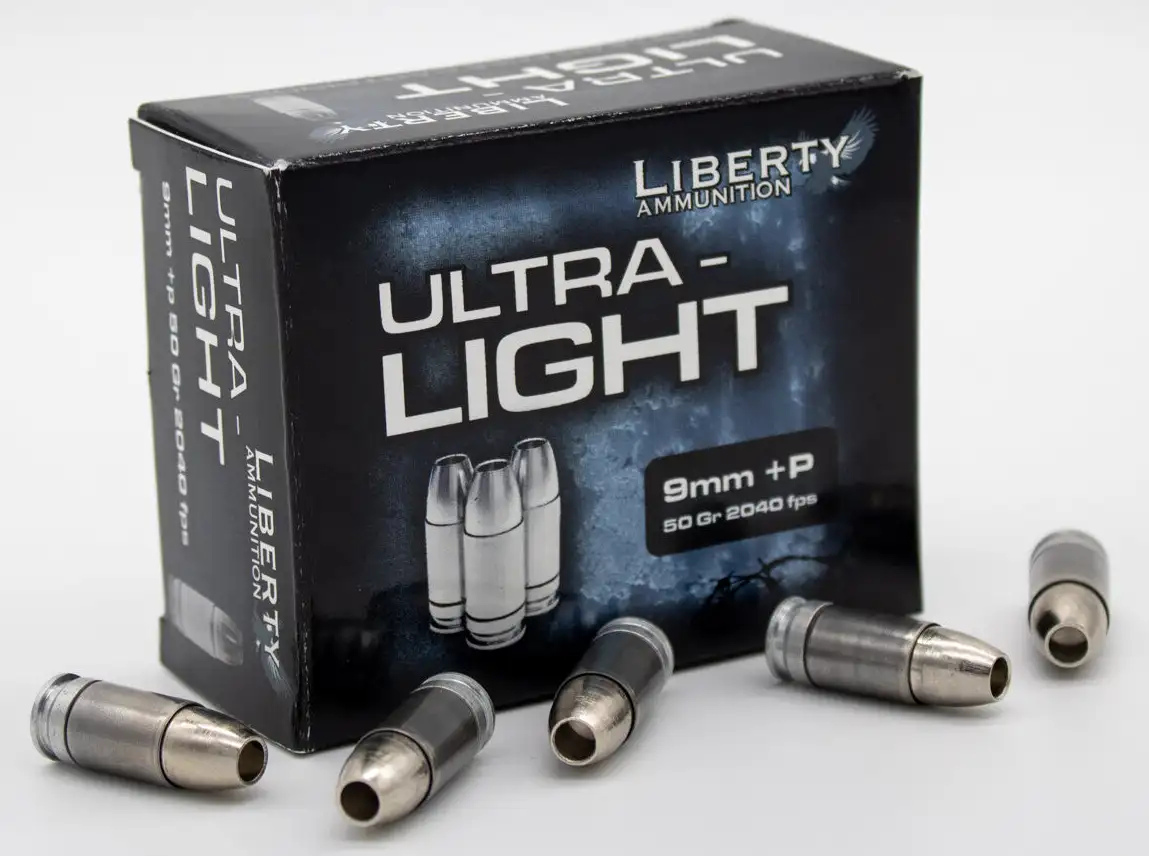 LIB AMMO ULTRA LIGHT CIVIL 9MM+P 50GR 20/10 - Red Team Armory