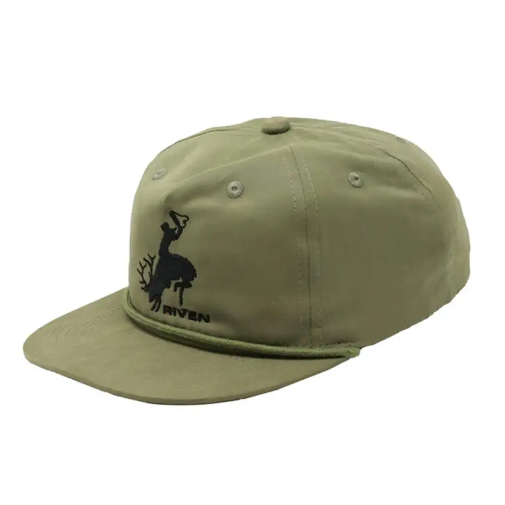 Higdon Bucking Elk Rope Hat Loden - Higdon Outdoors