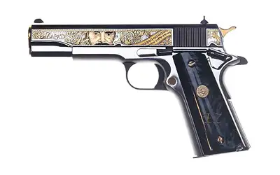 COLT 1911 SS ZAPATA 38SUP 5IN BARREL ENGRAVED SELECT GOLD PLATING