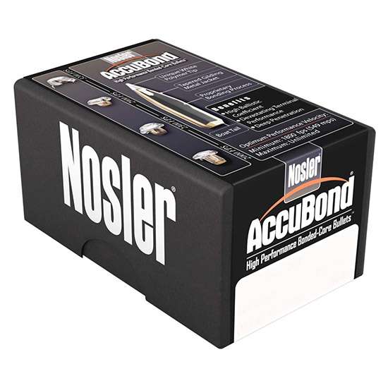 Nosler AccuBond 7mm .284 140 GR Spitzer Point 50 Per Box-img-0