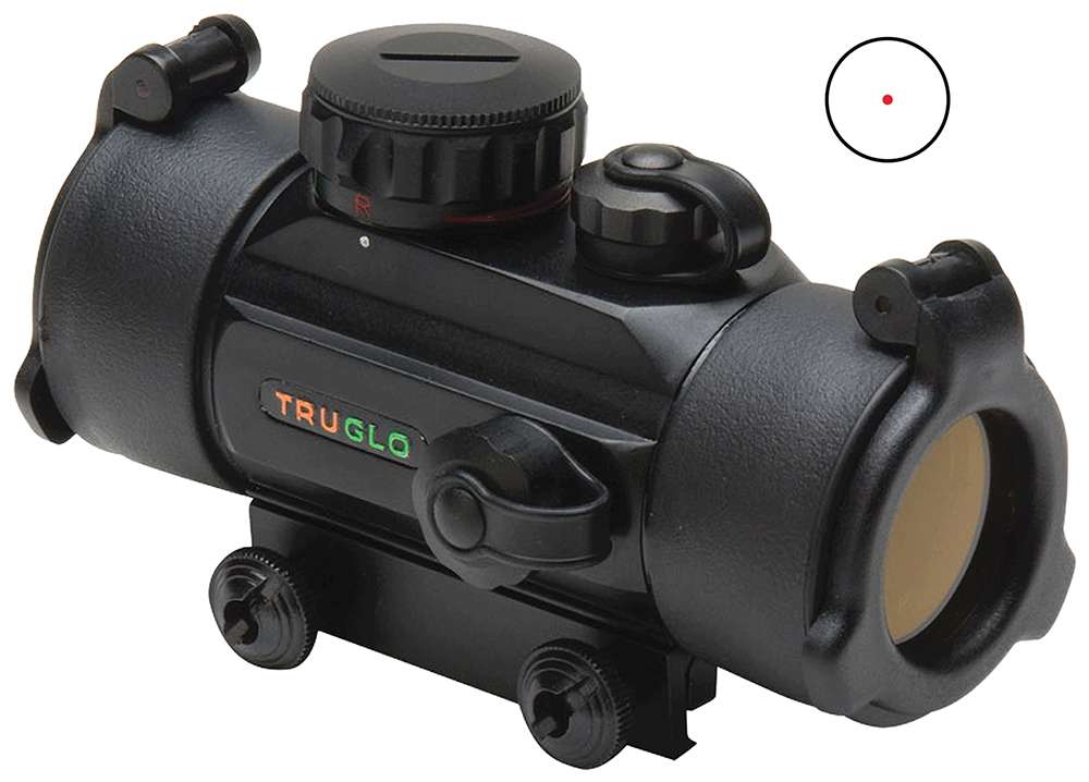 Truglo TG8030B Traditional 1x 30mm Obj 5 MOA Red Dot Black Matte CR2032