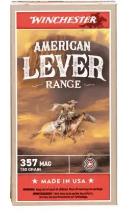 WINCHESTER 357 MAG FMJ AMERICAN LEVER MAWI 130 GR 50RD BX 10BX CS