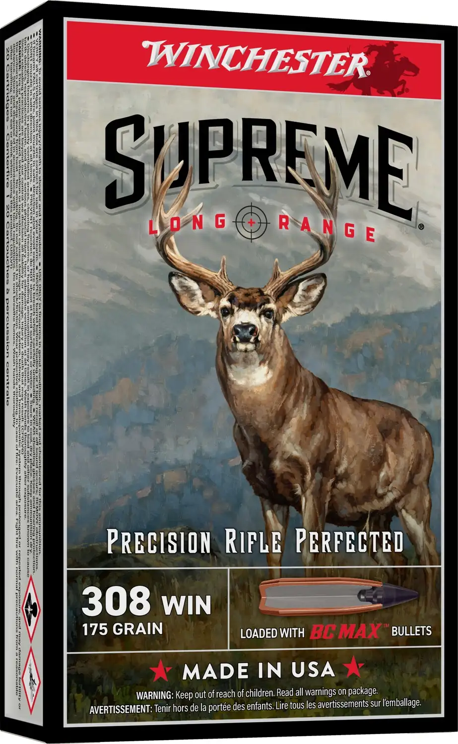 WINCHESTER 308 WIN 175 GR BC MAX 20RD BX 10BX CS