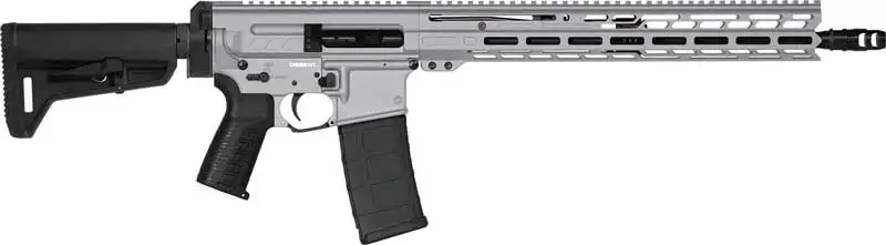 CMMG RIFLE DISSENT MK4 9MM 16" RDB/9ARC SL-K ADJ STK TITANIUM - Cmmg