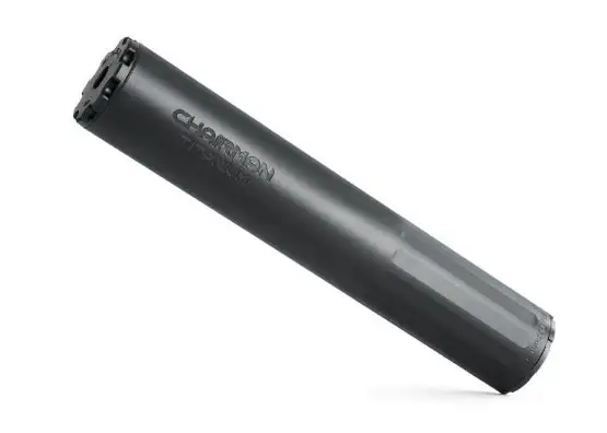 BOSS CHAIRMAN TI - 5/8X24 -STANDARD END CAP 7.62 FULL LENGTH LIGHT WEIGHT SILENCERHIGH PRESSURE LOADS TITANIUM CORE STANDARD END CAP NON-GAS BLOWBACK ACTION (BOLT GUN PISTON ETC) CH-15080-762-TI-58-SE-BLK - B O S S SUPPRESSORS