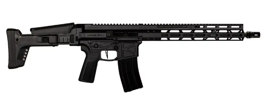 GO MONOLITH RIFLE 5.56 16IN BARREL 1/7 TWIST MONOLITH BARREL TAPER LOCK MUT HIDER WITH B5 GRIP AND UFS - Global Ordnance