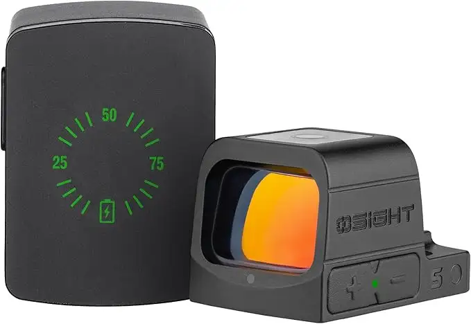 OLIGHT OSIGHT S, 2MOA DOT + 32MOA CIRCLE RED DOT SIGHT WITH CHARGING COVER - Red Team Armory