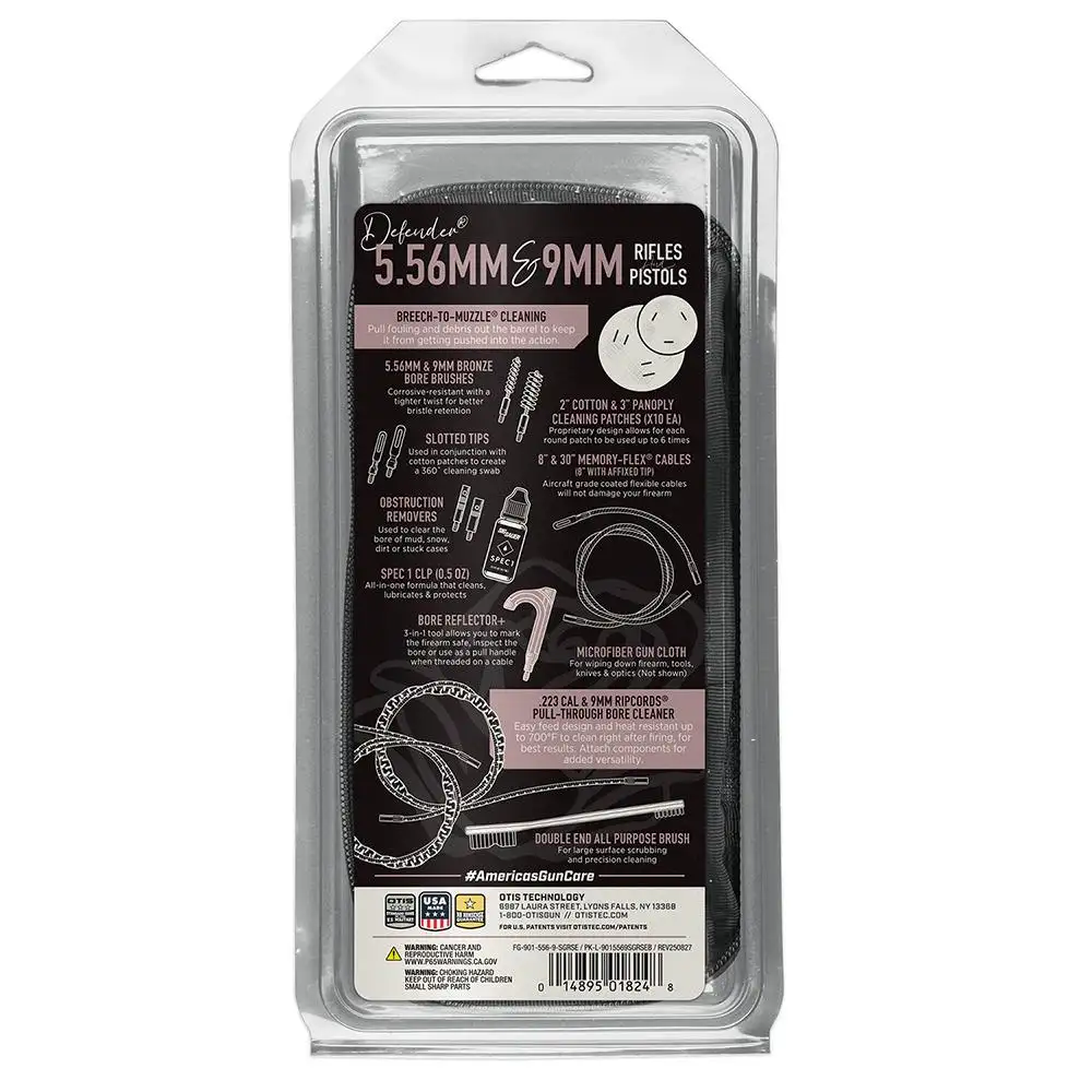 Otis Rose by Sig Sauer Rifle & Pistol Cleaning Kit 5.56 + 9mm
