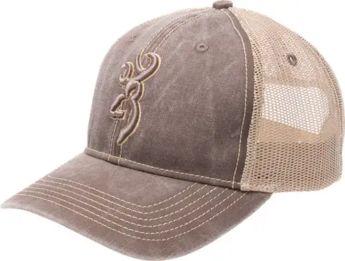BROWNING CAP COLCORD MESH BACK BROWN OSFM* - Browning