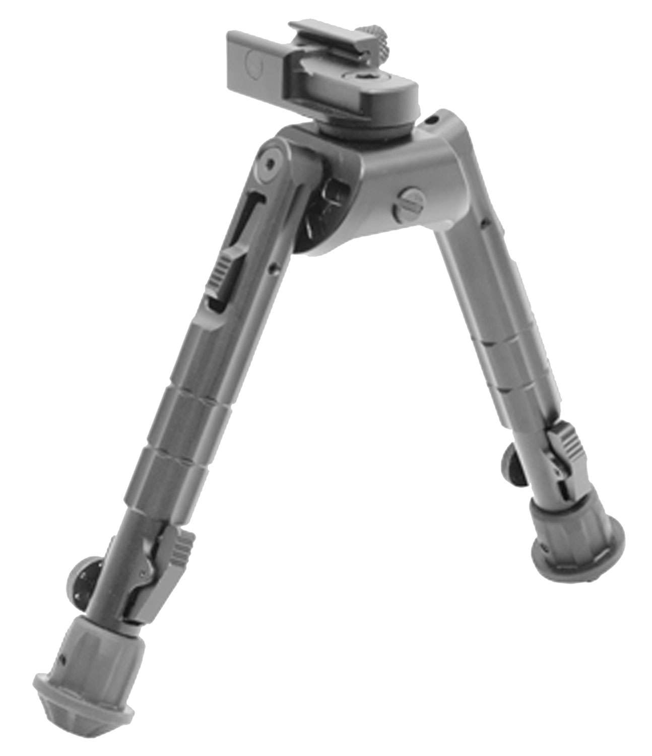 UTG TLBP01 Heavy Duty Recon Bipod Gray Metal 6.69.12" Range USA