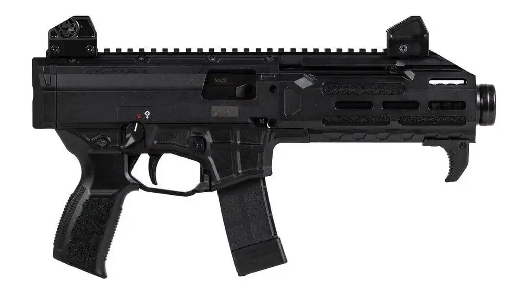 CZ Scorpion 3+ Pistol 9mm 7.8 in. Black W/SB Tactical Brace 20 rd.