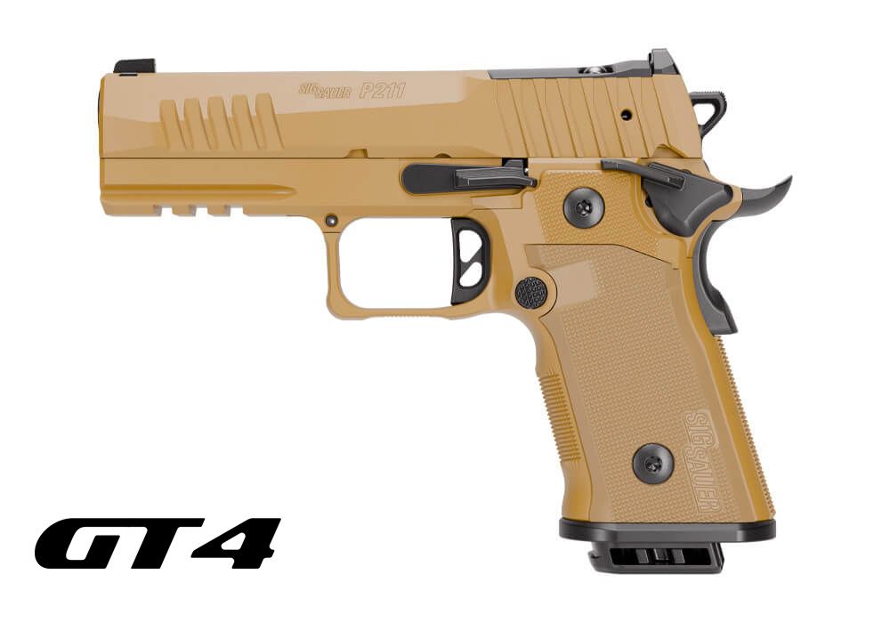 SIG SAUER P211 CARRY GT4 COYOTE 9MM PISTOL 4in. COY TAN 2-21RD, 1-17RD MAGS-img-2