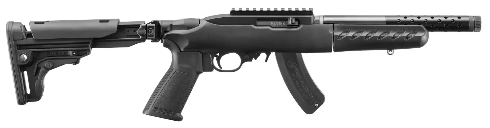 RUGER 10/22 SBR TD 10" 22LR 15RD BLK