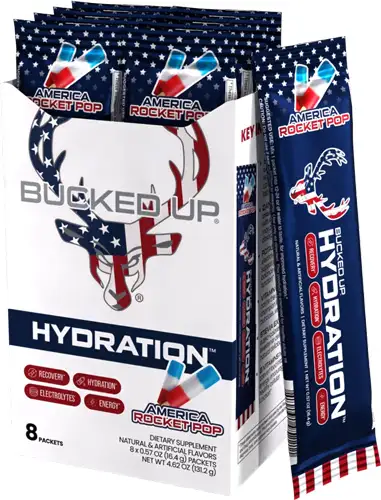 BUCKED UP HYDRATION 2.0 ROCKET POP 8 COUNT - Bucked Up