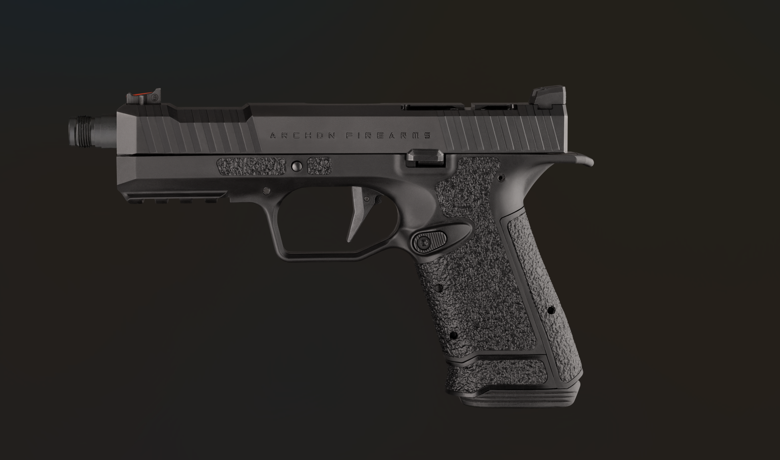 Type-B - Black slide and frame - ACRO optic cut - Right Handed Threaded ...