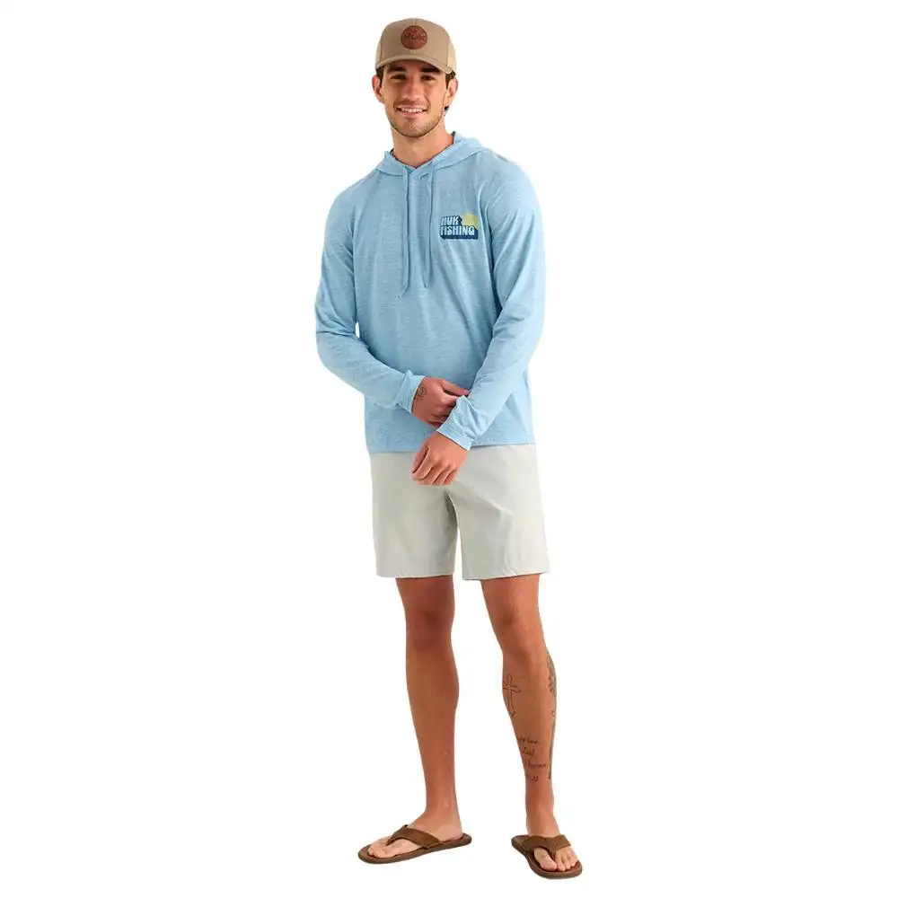 DRIFT HOODIE SHIPYARD HTHR SIZE M - Marolina Dba Huk