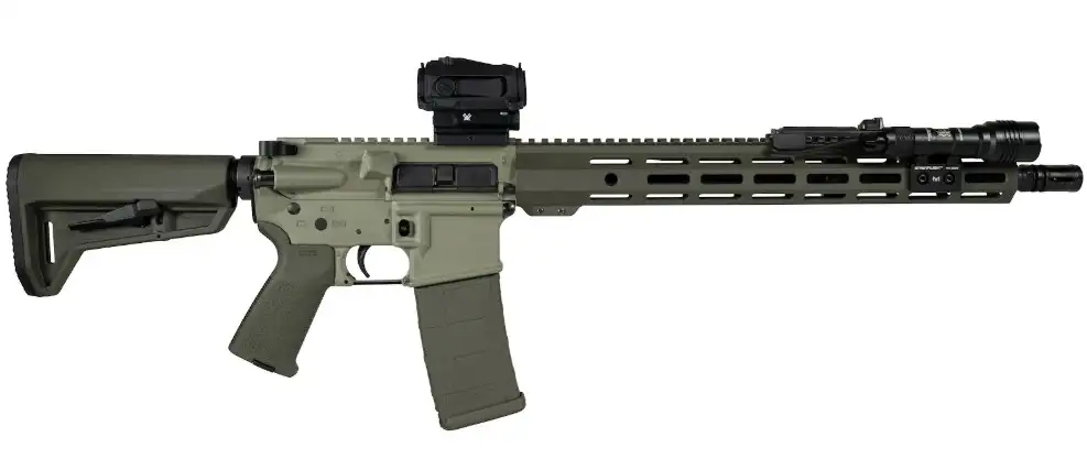 SHARK COAST TACTICAL AR15 GRASSY KNOLL AR BUNDLE-CA COMPLIANT 556 16IN BARREL 10RD SCC04199GKNLCC - Shark Coast Tactical