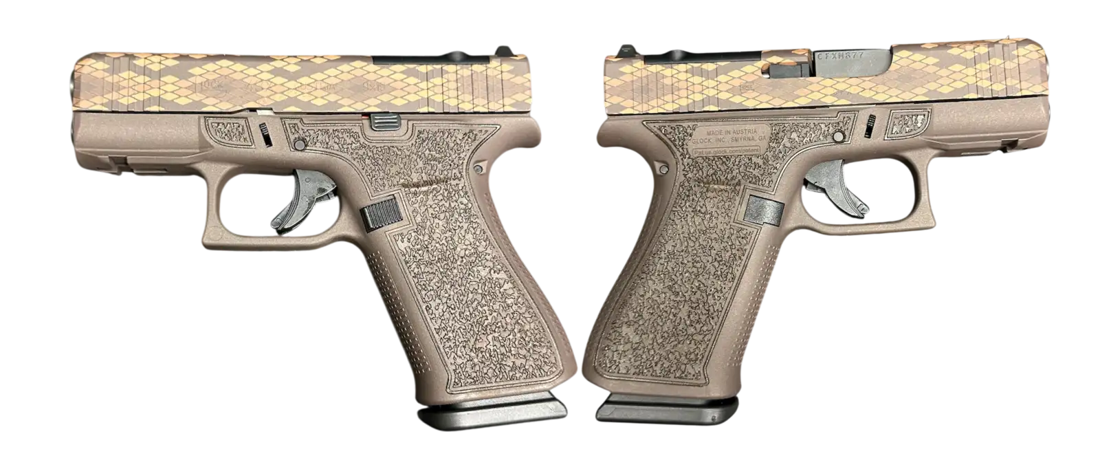 GLOCK 43X MOS COPPERHEAD SLIDE 9MM PISTOL 3.39