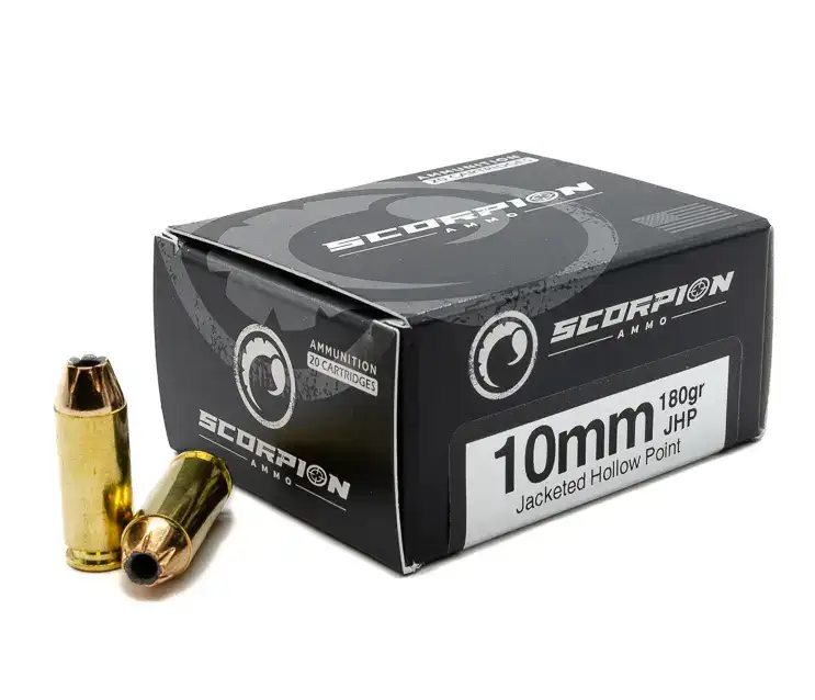 SCORPION 10MM 180GR JHP 20RD 10BX/CS - Scorpion Ammo