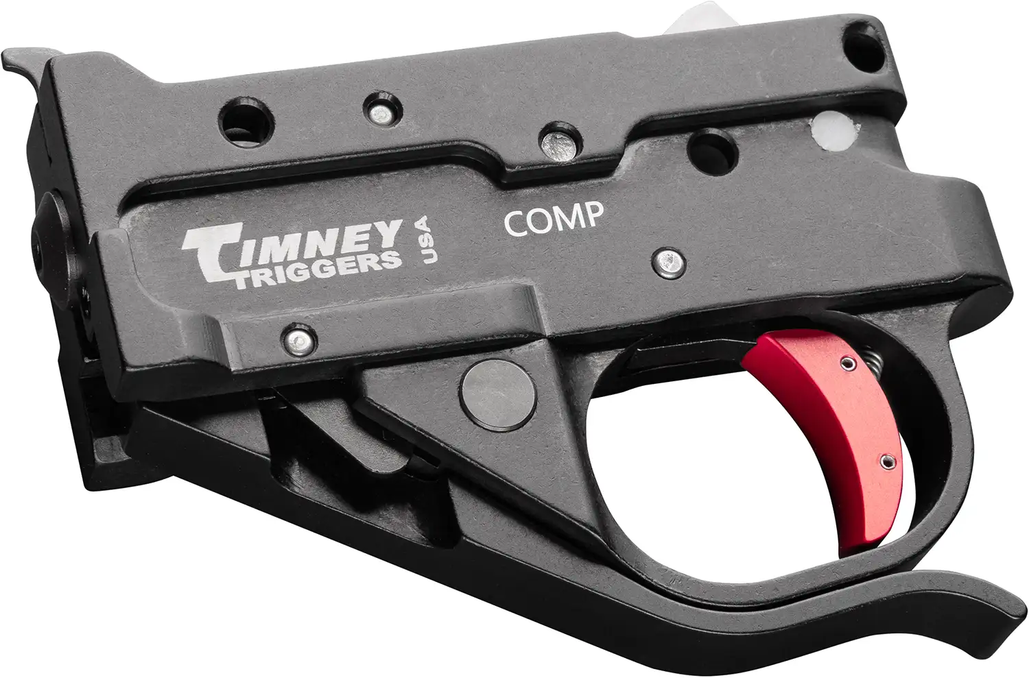 Timney Triggers 10222CCOMP Replacement Trigger  Compact Black/Red Drop-In Fits Ruger 10/22 - Timney Triggers