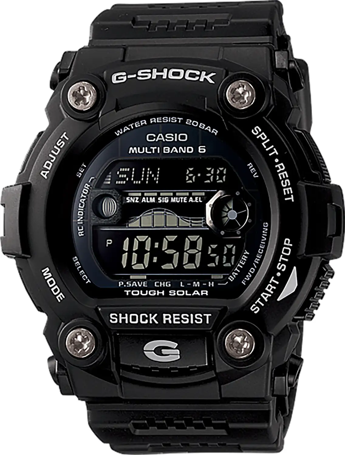 GSHOCK GW7900B-1 PREMIER CASIO MLTIBAN BLK - G-Shock
