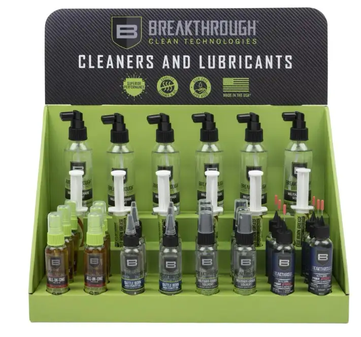 BCT Clean & Lubricants Display 36 Piece *DS - Break Through Clean Tech