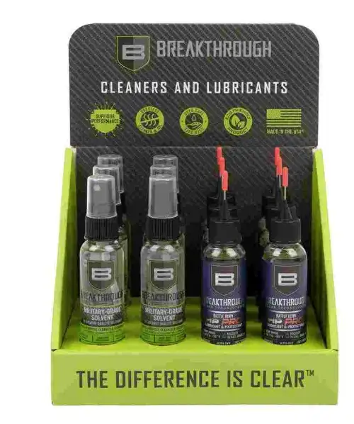 BCT Clean & Lubricatnts Display 12 Piece *DS - Break Through Clean Tech