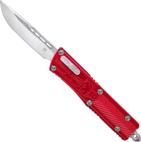 COBRATEC SMALL SIDWINDER OTF RED 2.5" DROP POINT - Cobratec Knives