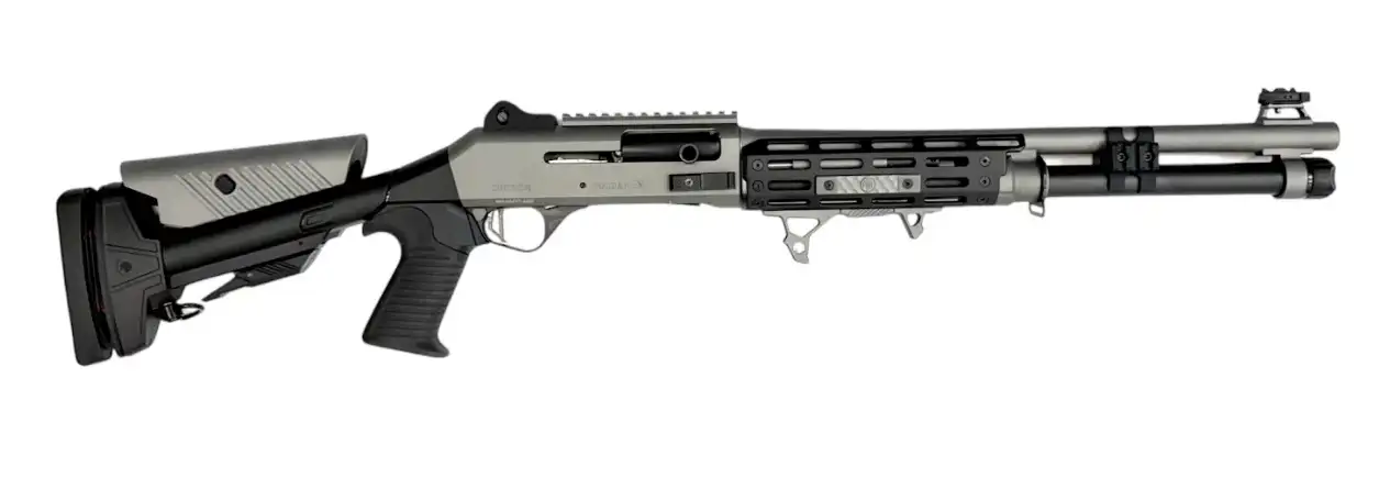 ORTHOS RAIDER S4 SGA 12GA 18.5 IN PORTED BBL MLOK HG GREY PIN STOCK BENELLI CHOKE ( NY COMP ) - Orthos