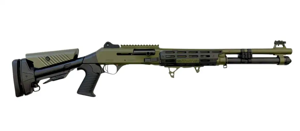 ORTHOS RAIDER S4 SGA 12GA 18.5 IN PORTED BBL MLOK HG ODG PIN STOCK BENELLI CHOKE ( NY CITY COMP ) - Orthos