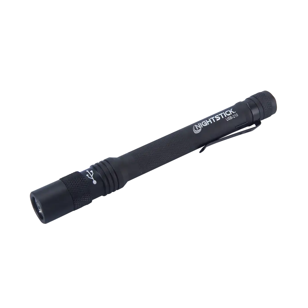 NIGHTSTICK METAL USB FLASHLIGHT LI-ION - BLACK - Nightstick