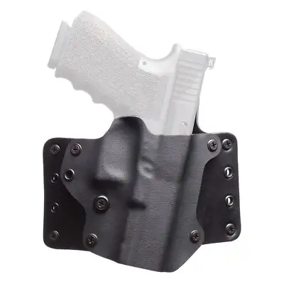 BLACKPOINT RH LEATHER WING HOLSTER FOR GLOCK 43X - Blackpoint