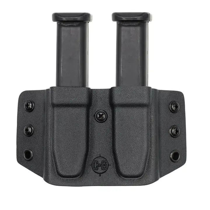 C&G P365/43X/HELLCAT | OWB DOUBLE SLIM MAGAZINE KYDEX HOLDER | AMBI - C&g Holsters
