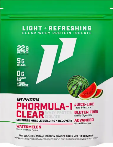 1ST PHORM PHORMULA 1 CLEAR PROTEIN POWDER WATERMELON - Red Team Armory