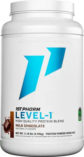 1ST PHORM LEVEL 1 PROTEIN POWDER MILK CHOCOLATE - Red Team Armory