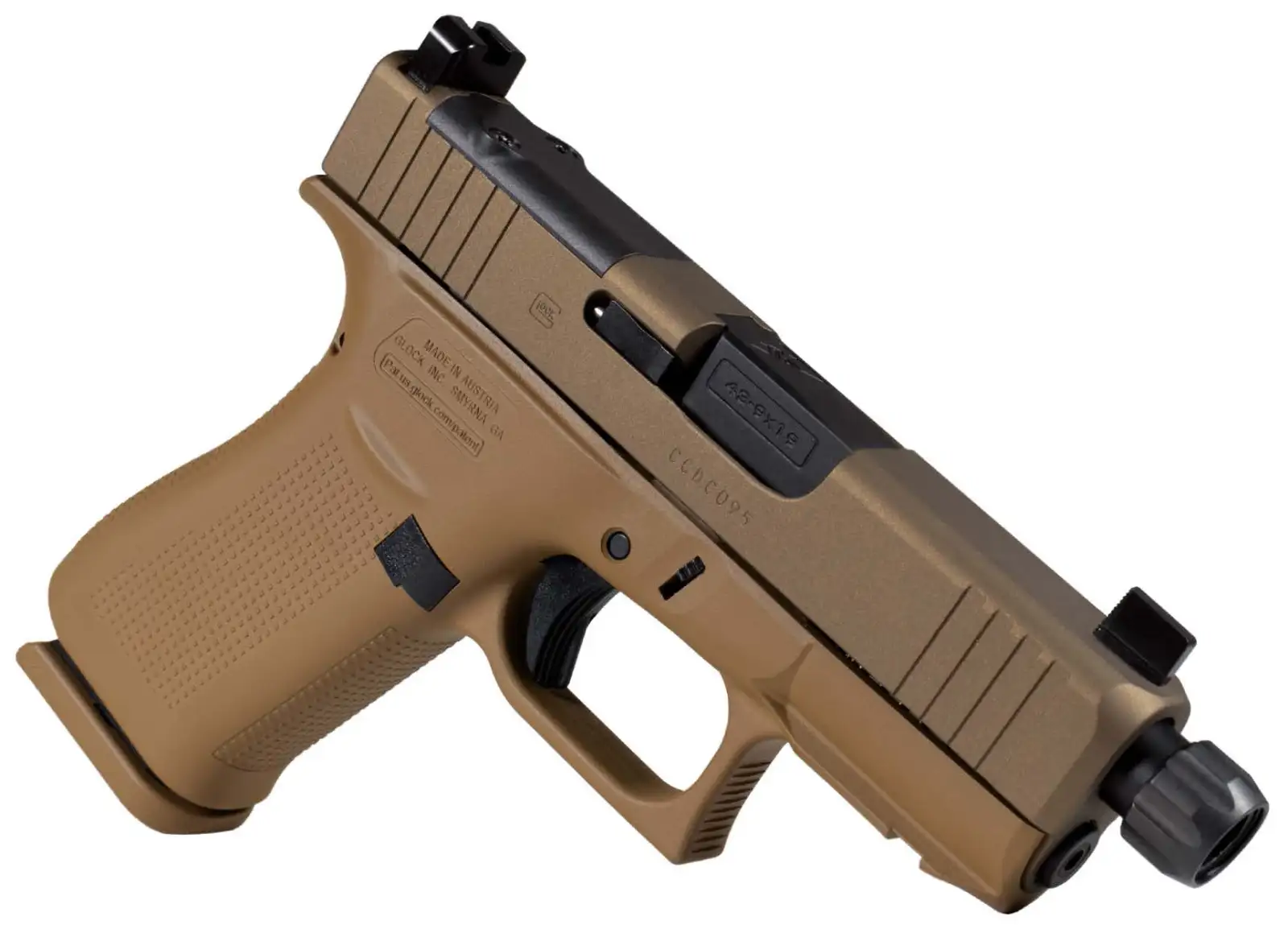 Glock 43X MOS Flat Dark Earth 9mm 4.3