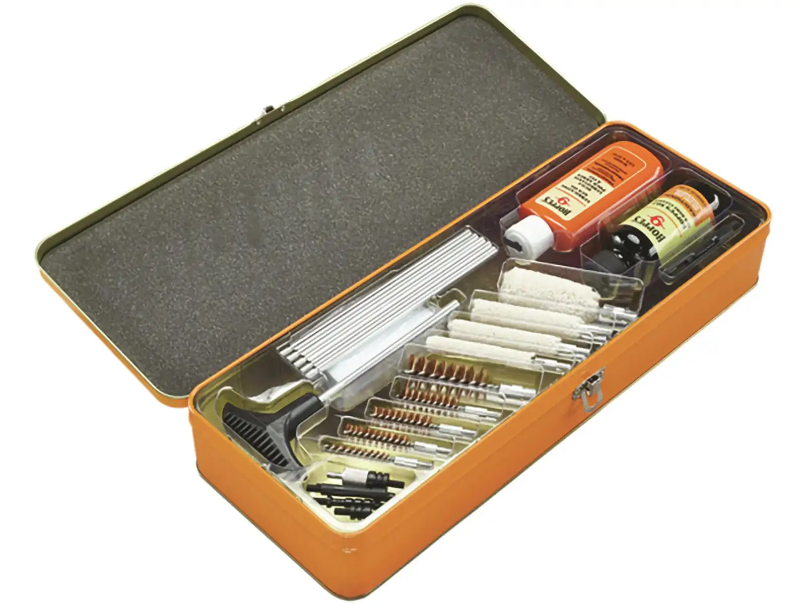 TIN KIT W/ NO 9 CLEANER - ROD - BRUSHES - Hoppe's Gun Care