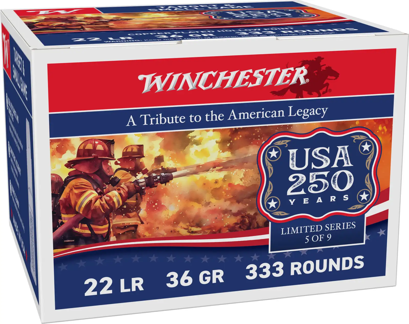 WIN USA 250TH 22LR 36GR COPPER HP 3330RD CASE - Red Team Armory