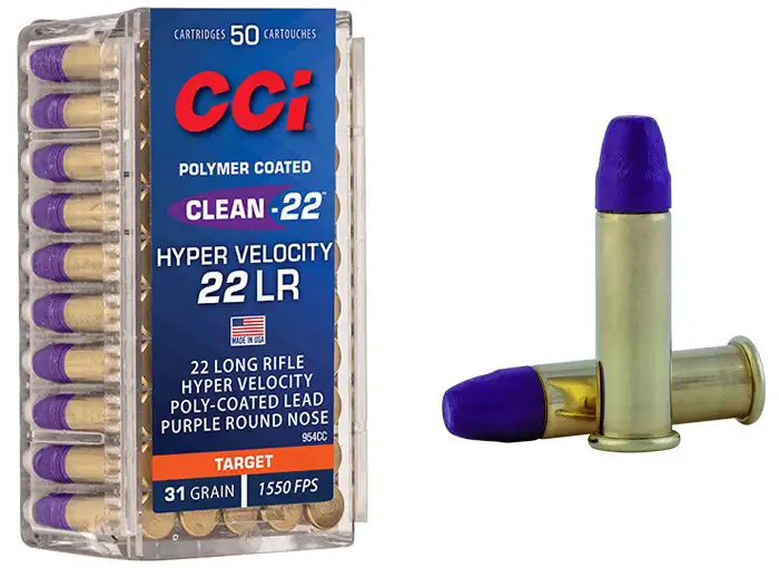 CCI 22LR HYPER VELOCITY CLEAN PURPLE 31GR 50/10 - Red Team Armory