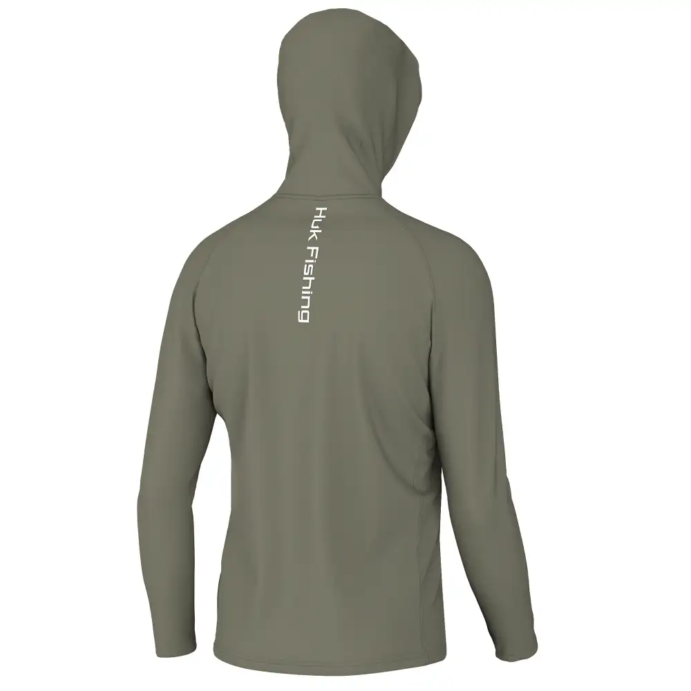 HUK VENTED PURSUIT HOODIE MOSS LS XXL - Marolina Dba Huk