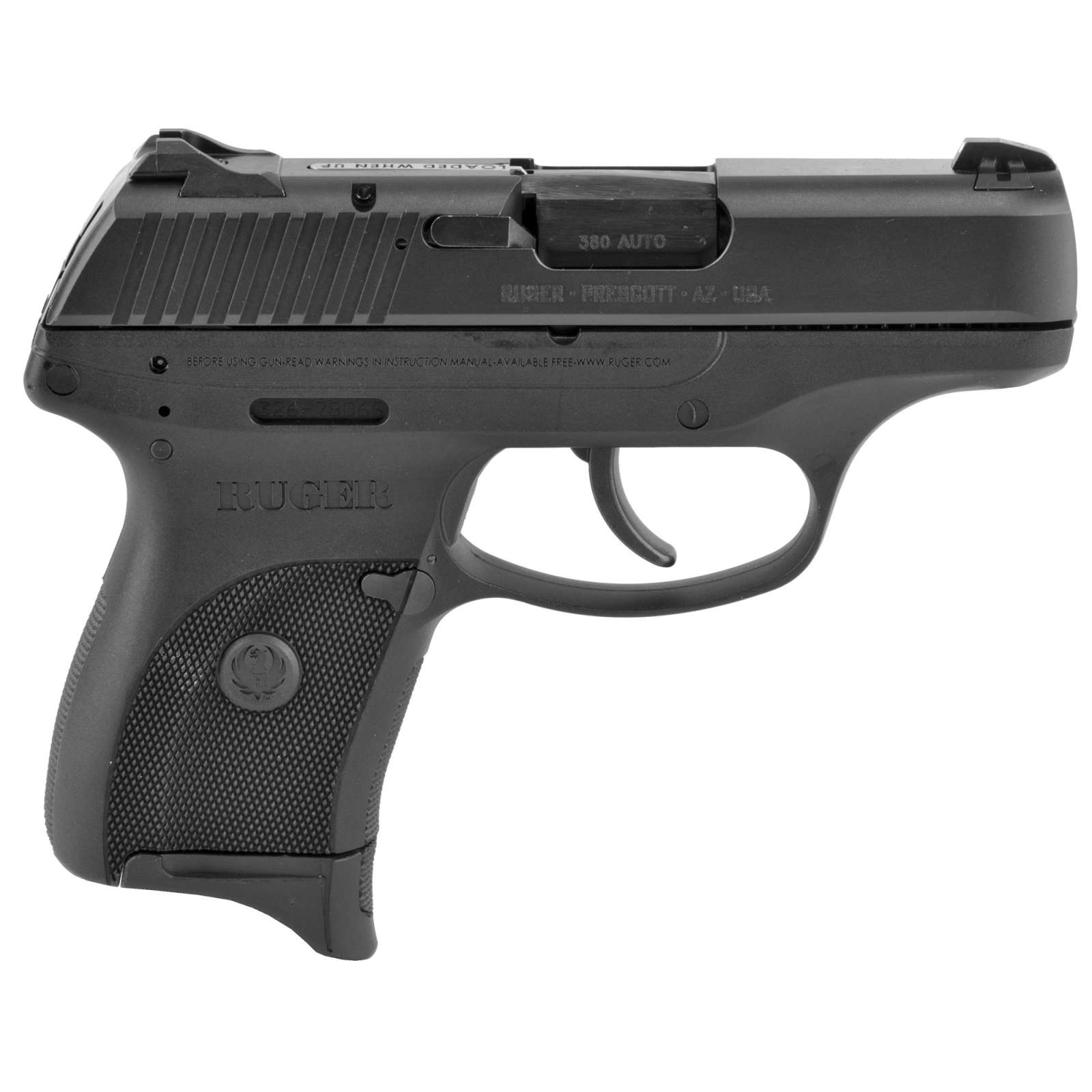 Ruger 3253 LC380 *CA Compliant 380ACP 3.12 7+1 Black 736676032532-img-1